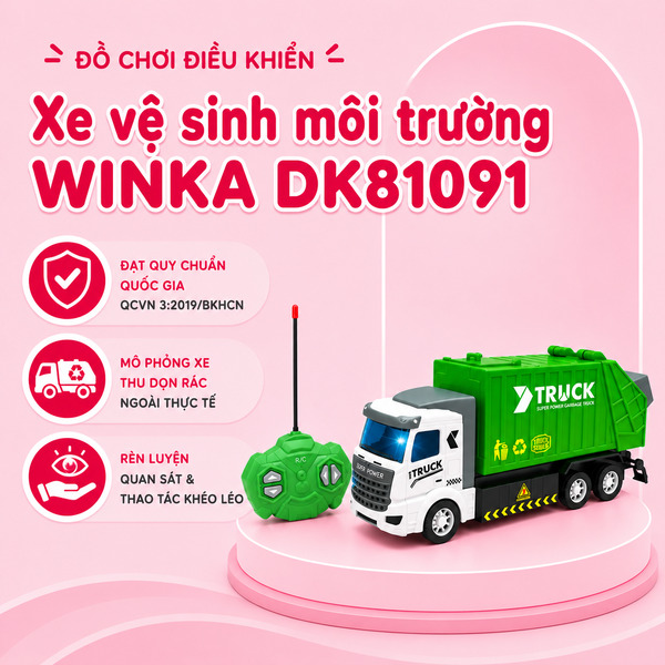 Đồ chơi xe xúc lật điều khiển từ xa WINKA DK81094 7