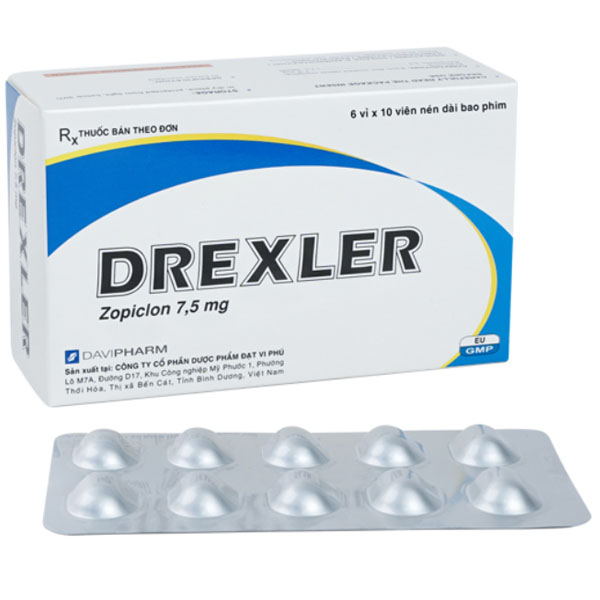 Drexler 7.5mg điều trị rối loạn giấc ngủ, ngủ không ngon