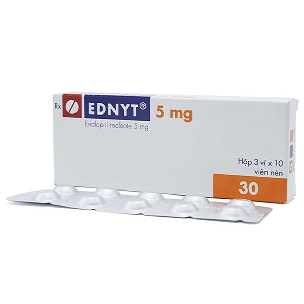 Ednyt 5mg trị tăng huyết áp, suy tim