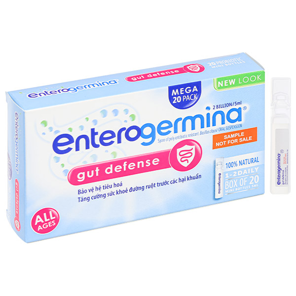 Hỗn dịch men vi sinh Enterogermina 2 tỷ/5ml trị rối loạn tiêu hóa