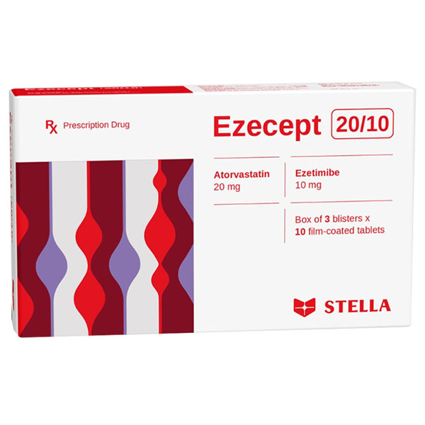 Ezecept 20/10 điều trị và phòng ngừa các biến cố tim mạch