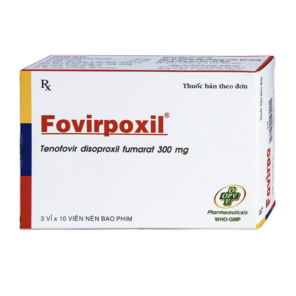 Fovirpoxil 300mg điều trị viêm gan B mạn tính và HIV-1