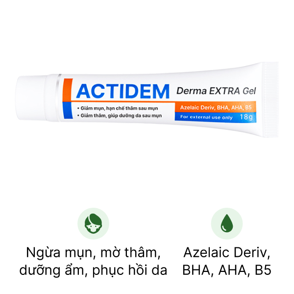Gel Giảm Mụn Mờ Thâm Actidem Derma Extra Gel 18g
