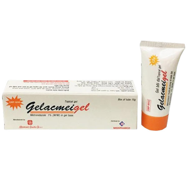 Gel bôi da Gelacmeigel 1% điều trị mụn mủ viêm, nhiễm khuẩn ngoài da
