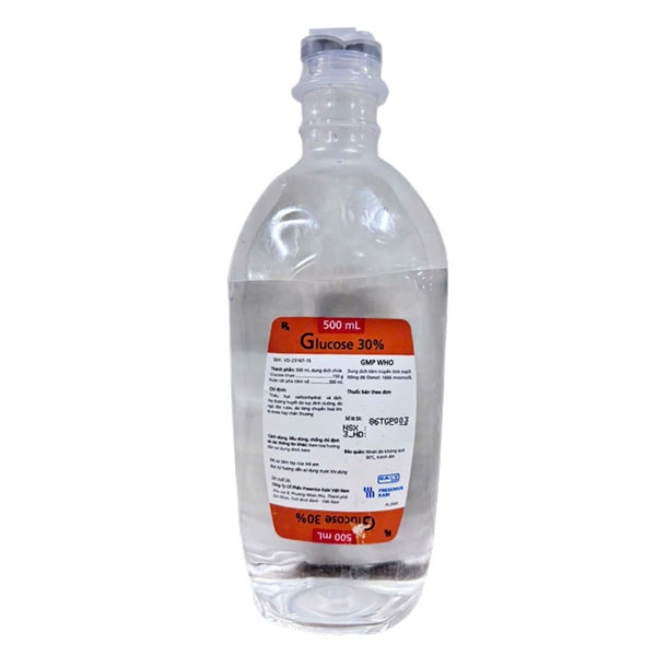 Dung dịch tiêm truyền Glucose 30%  Fresenius Kabi điều trị hạ đường huyết và mất nước