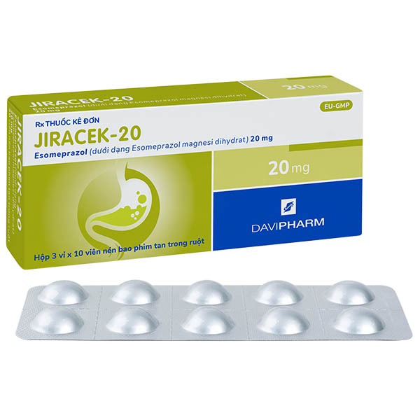 Jiracek - 20 điều trị viêm loét dạ dày, trào ngược dạ dày