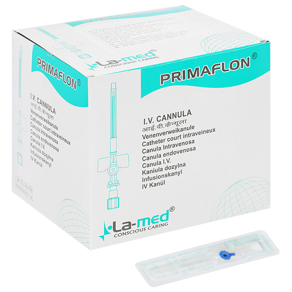 Kim luồn Primaflon 22G/25 Ø0.9mm 33ml/min