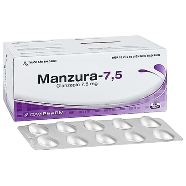 Manzura-7,5 điều trị tâm thần phân liệt