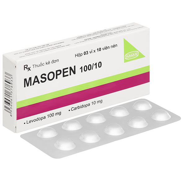 Masopen 100/10 điều trị hội chứng Parkinson
