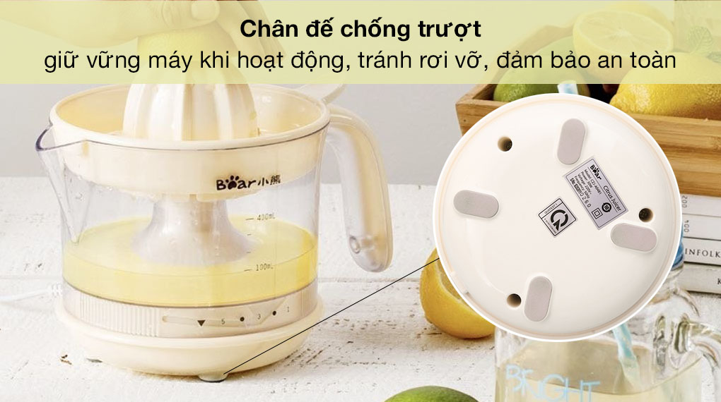 Máy vắt cam BEAR CZJ-A04B1 chân đế chống trượt