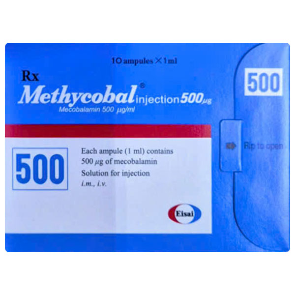Methycobal Injection 500 µg trị bệnh lý thần kinh ngoại biên