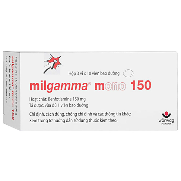 Milgamma Mono 150 điều trị viêm đa dây thần kinh