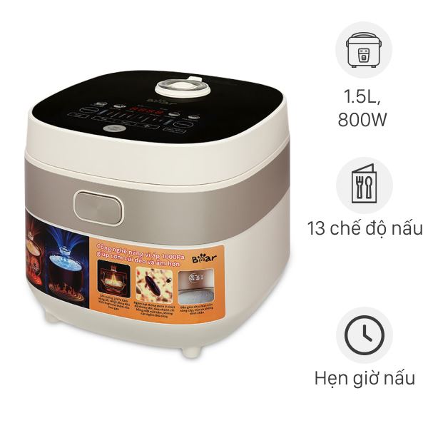 Nồi cơm điện tử Bear 1.5 lít RC-4H40A