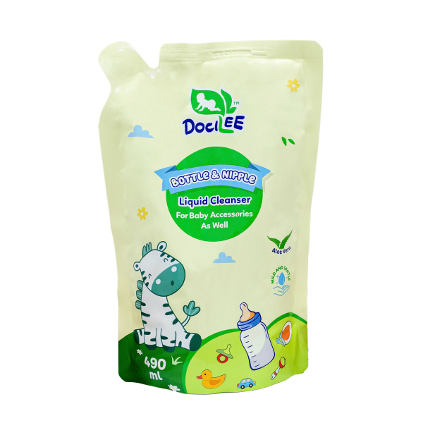 Nước Rửa Bình Sữa Docilee - Chai 500ml an toàn, dễ vệ sinh, giảm 15% - AVAKids.com