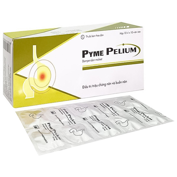 Pyme Pelium 10mg điều trị triệu chứng nôn và buồn nôn