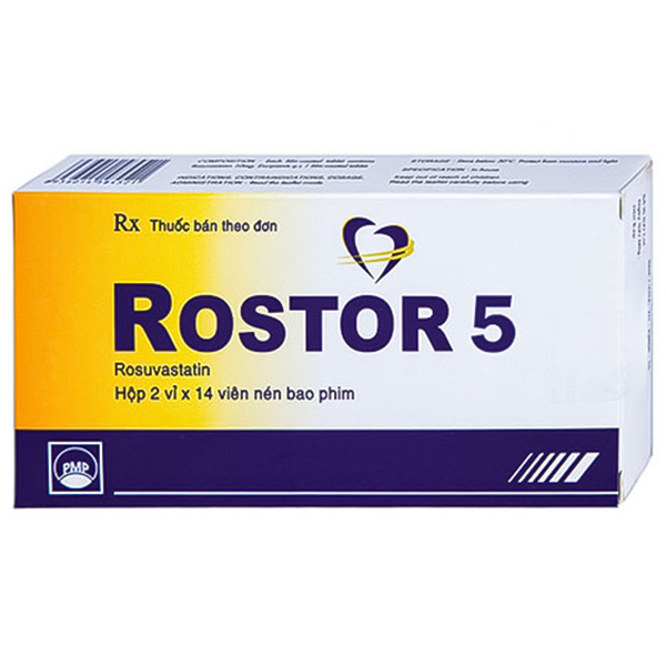Rostor 5 điều trị tăng cholesterol máu