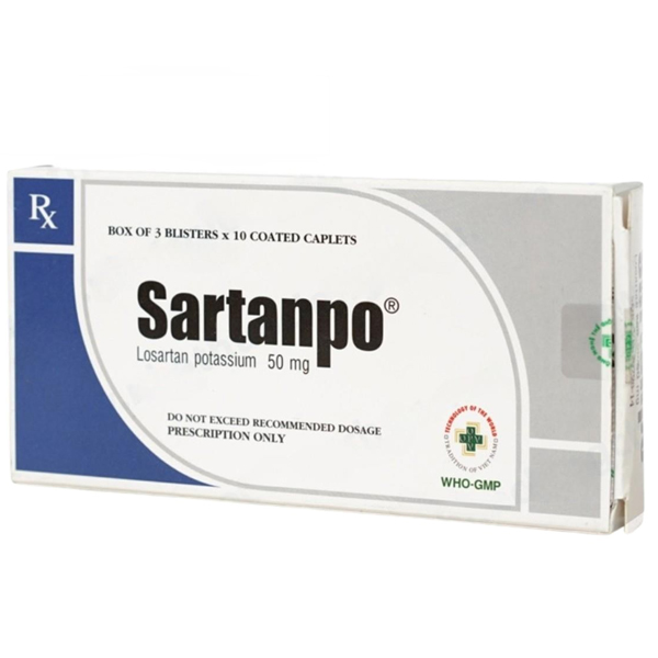 Sartanpo điều trị tăng huyết áp