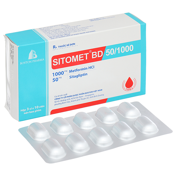 Sitomet 50/1000 hỗ trợ kiểm soát đường huyết ở bệnh nhân đái tháo đường