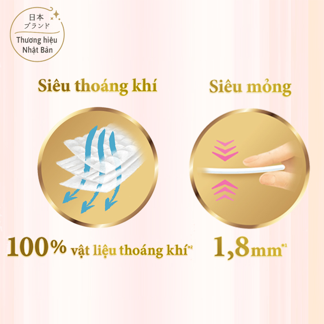 Tã quần Merries First Premium size M 48 miếng - Thiết kế