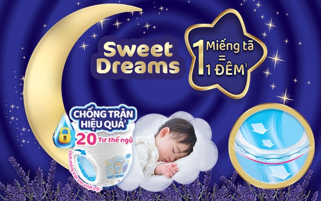 Tã quần Molfix Sweet Dreams size L - Thiết kế