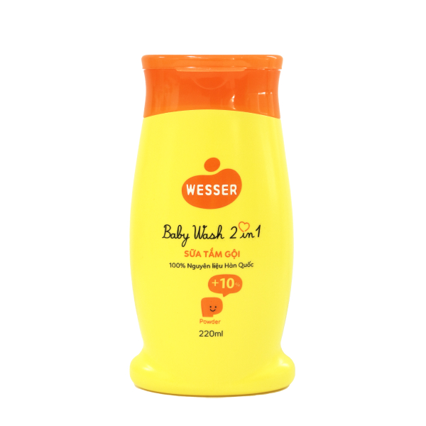 Sữa tắm gội cho bé Wesser 2 trong 1 500 ml an toàn, dịu nhẹ - AVAKids.com