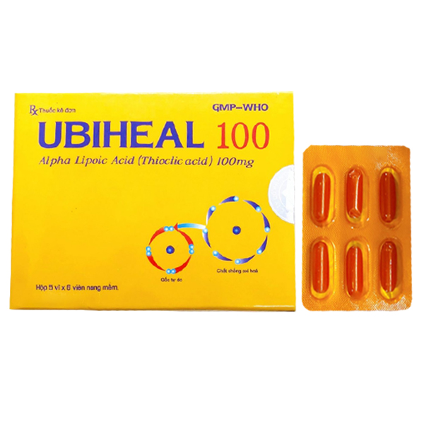 Ubiheal 100 điều trị các rối loạn cảm giác do bệnh thần kinh đái tháo đường