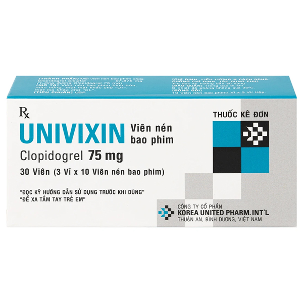 Univixin 75mg giảm các biến cố do xơ vữa động mạch