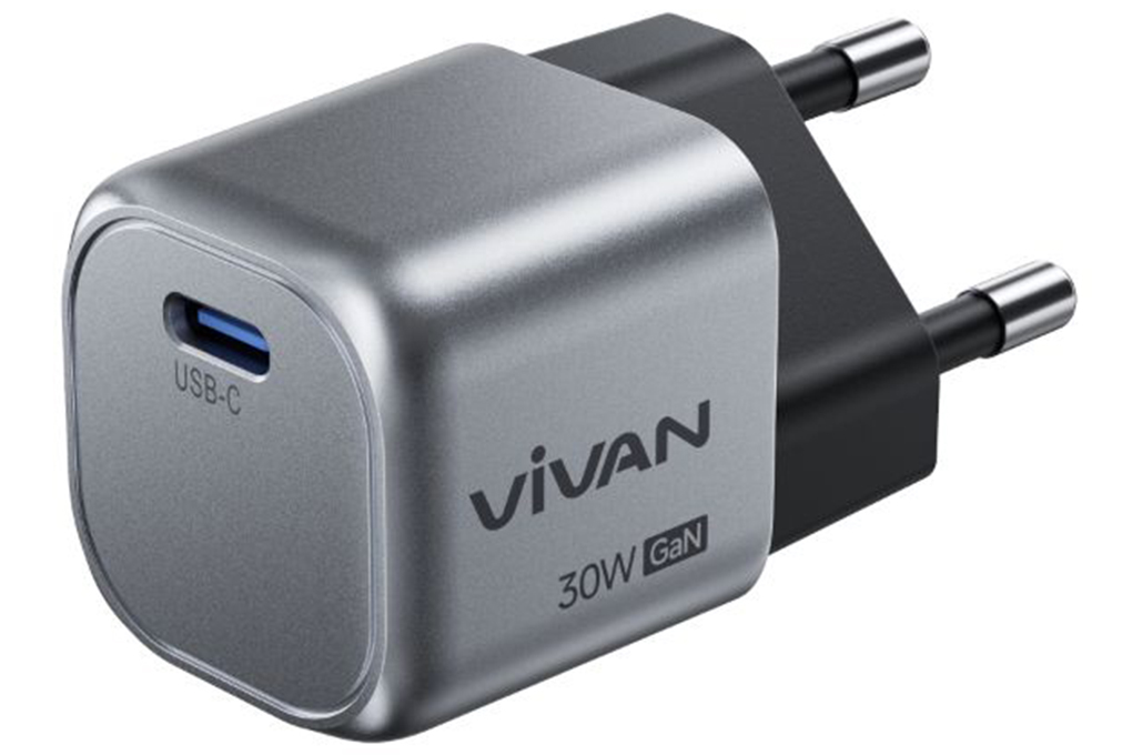 Adapter Vivan 30W GaN-Q30C Black