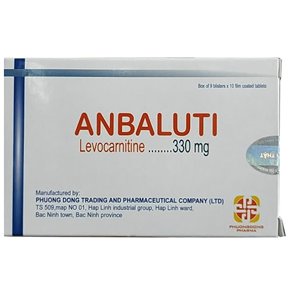 Anbaluti điều trị cho người thiếu hụt carnitin nguyên phát và thứ phát