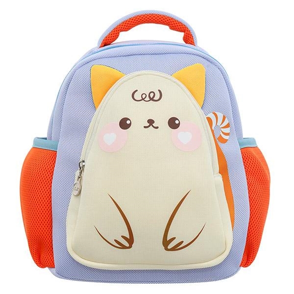 Balo cho bé mẫu giáo Tbwin PANNA8 mèo nâu E2603 tím - AVAKids.com