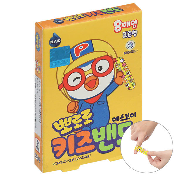 Băng keo cá nhân in hình Pororo Kids Band (72 x 18mm)