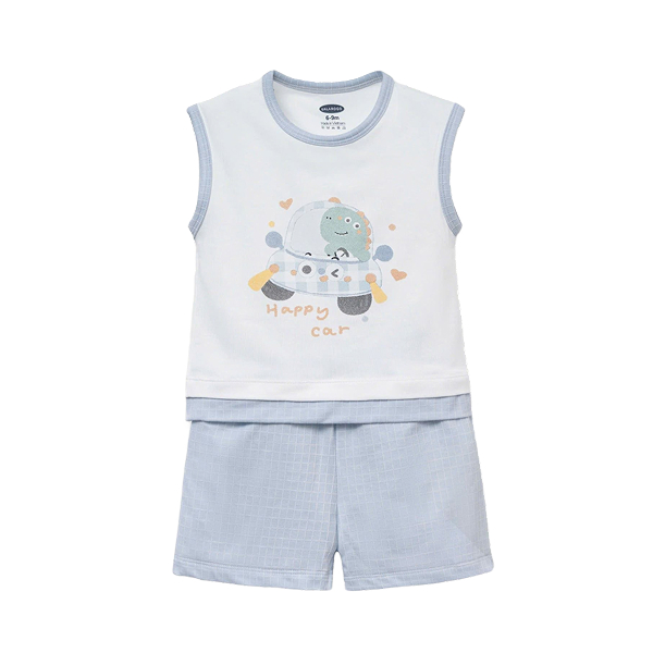 Bộ bé trai Ualarogo petit xanh