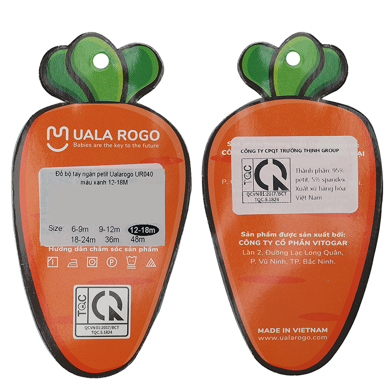 Bộ tay ngắn bé trai Ualarogo UR040 màu nâu 29