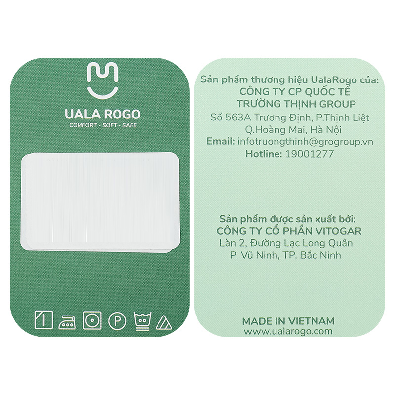 Bộ tay ngắn bé trai Ualarogo UR3858 màu xám nhạt 3