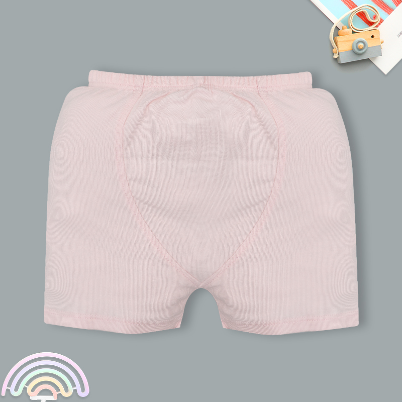 Bộ tay ngắn bé gái cài lệch Lullaby NH652C màu trắng in hồng 10