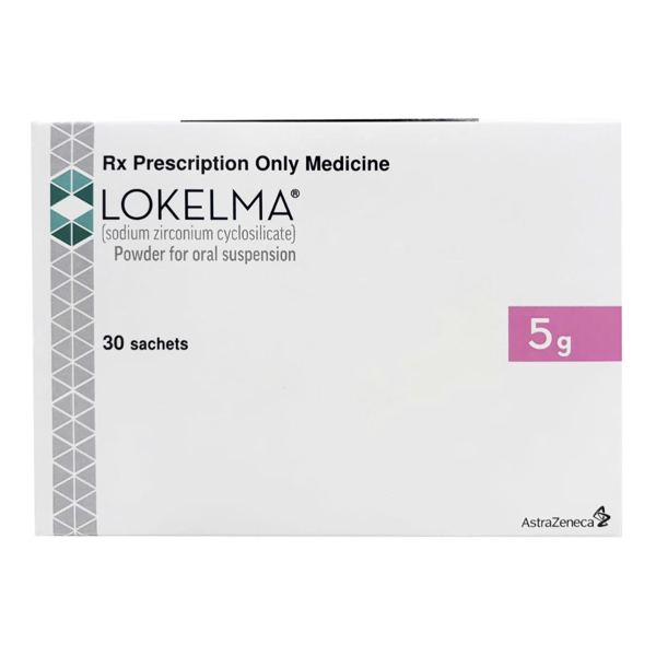 Bột pha hỗn dịch uống Lokelma điều trị tăng kali máu