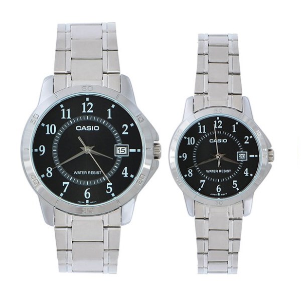 Đồng hồ đôi Casio LTP-V004D-1BUDF/MTP-V004D-1BUDF