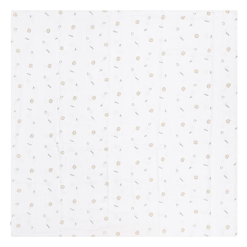 Chăn mây muslin Piumie 4 lớp 100x100 cm - Cá heo (từ 0 tháng) 12