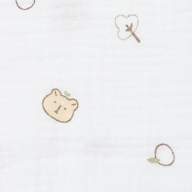 Chăn mây muslin Piumie 4 lớp 100x100 cm - Cá heo (từ 0 tháng) 14