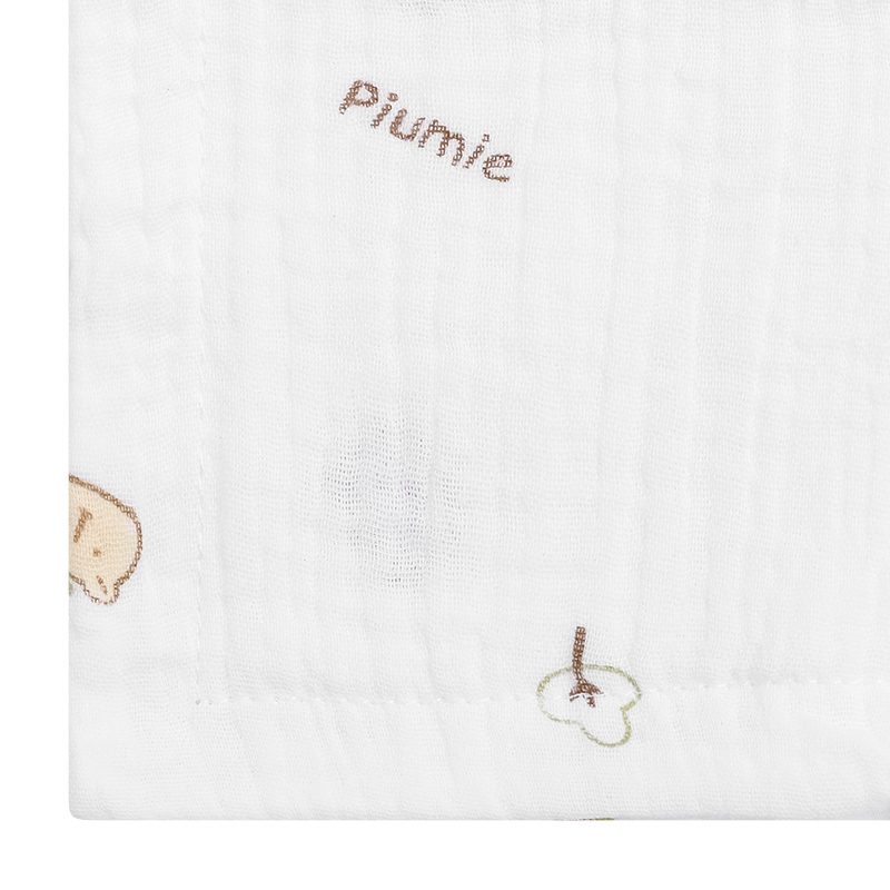 Chăn mây muslin Piumie 4 lớp 100x100 cm - Cá heo (từ 0 tháng) 15