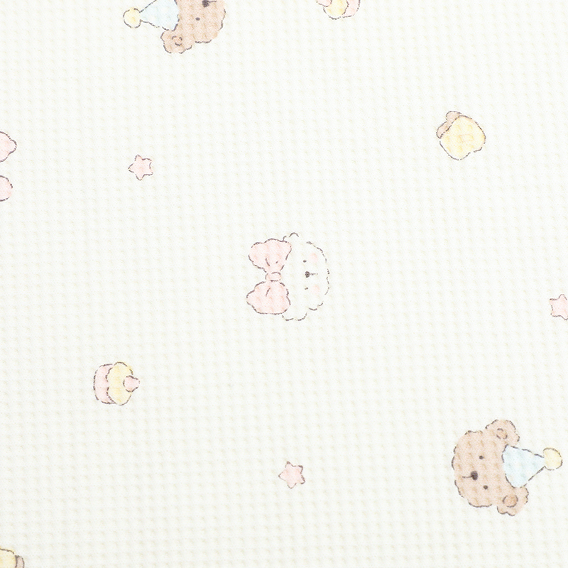 Chăn mây waffle cotton Piumie 110x110 cm - Gấu (từ 0 tháng) 15