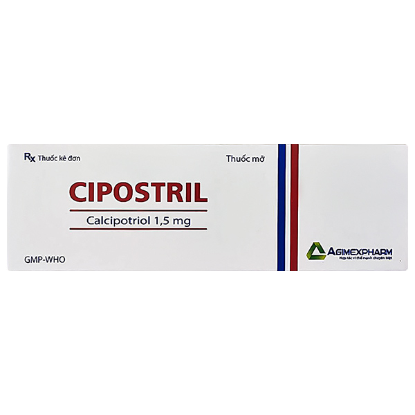 Cipostril trị tại chỗ vảy nến mảng mức độ nhẹ đến vừa
