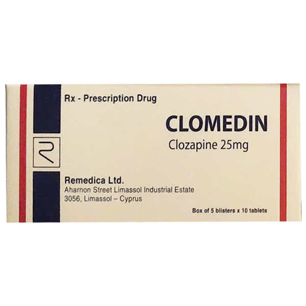 Clomedin Tablets 25mg điều trị tâm thần phân liệt
