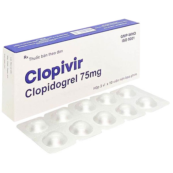Clopivir làm giảm hay dự phòng các biến cố huyết khối do xơ vữa