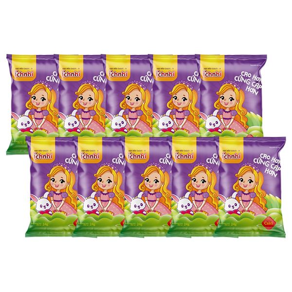 Combo 10 gói kẹo dẻo Ích Nhi bổ sung canxi