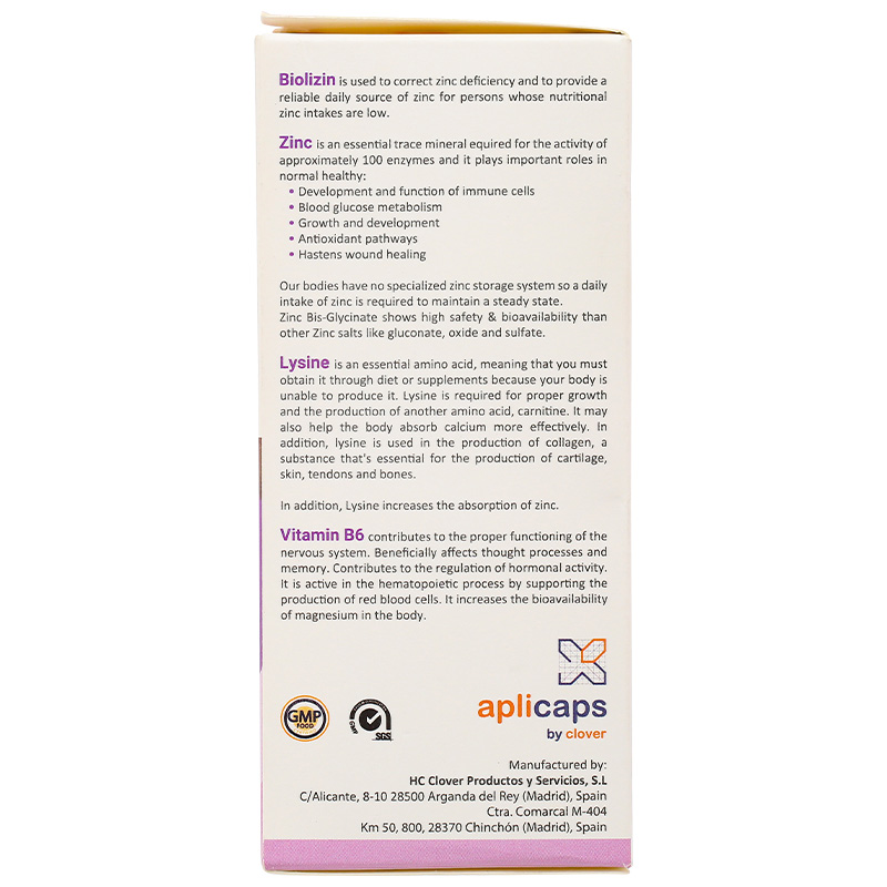 Combo 2 siro Biolizin tăng cường sức đề kháng hương đào, 50 ml dạng uống (từ 3 tháng) 5