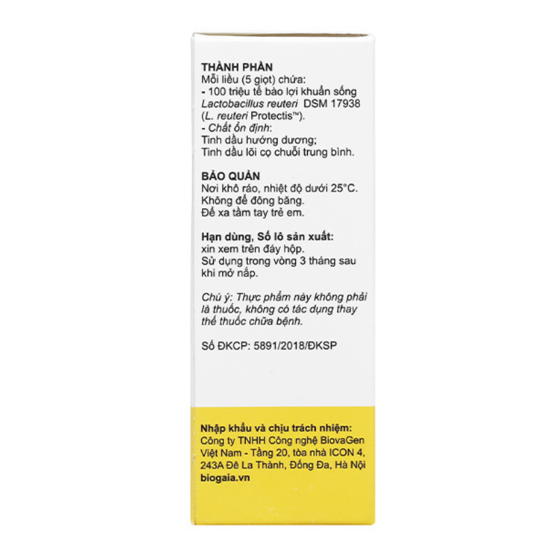 Combo 3 men vi sinh BioGaia Protectics Baby Drops hỗ trợ cải thiện hệ vi sinh đường ruột, 5 ml dạng nhỏ giọt (từ 0 tháng) 20