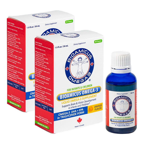 Combo 2 hộp BioAmicus Omega-3 hỗ trợ não bộ và thị giác
