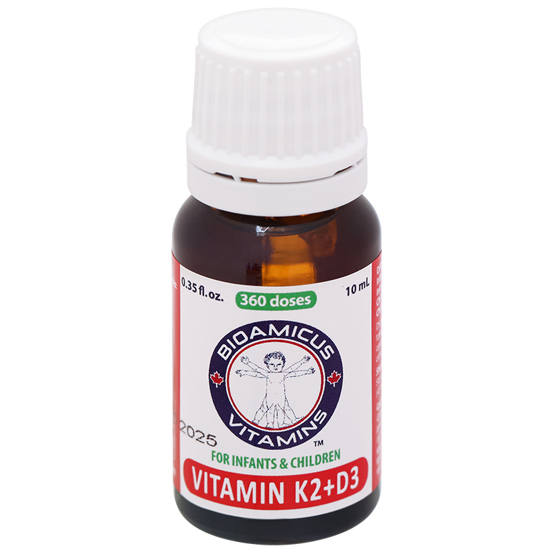 Combo 2 hộp BioAmicus Vitamin K2+D3 hỗ trợ tốt sức khỏe xương, răng, 10 ml dạng nhỏ giọt (từ 0 tháng) 7