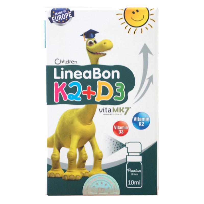 Combo 3 LineaBon K2+D3 hỗ trợ hấp thu canxi, 10 ml dạng xịt (từ 0 tháng) 16